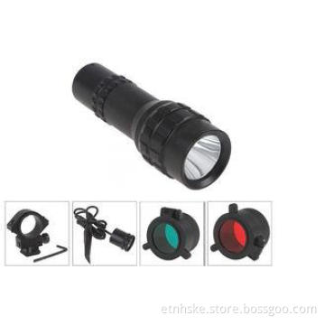Rechargeable Zoom powerful cree hunting torch with Lithium